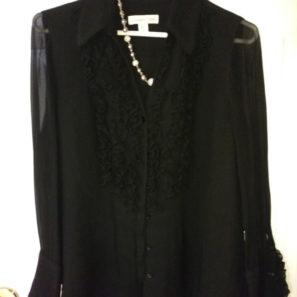 COLDWATER CREEK Back blouse / Top Size PM